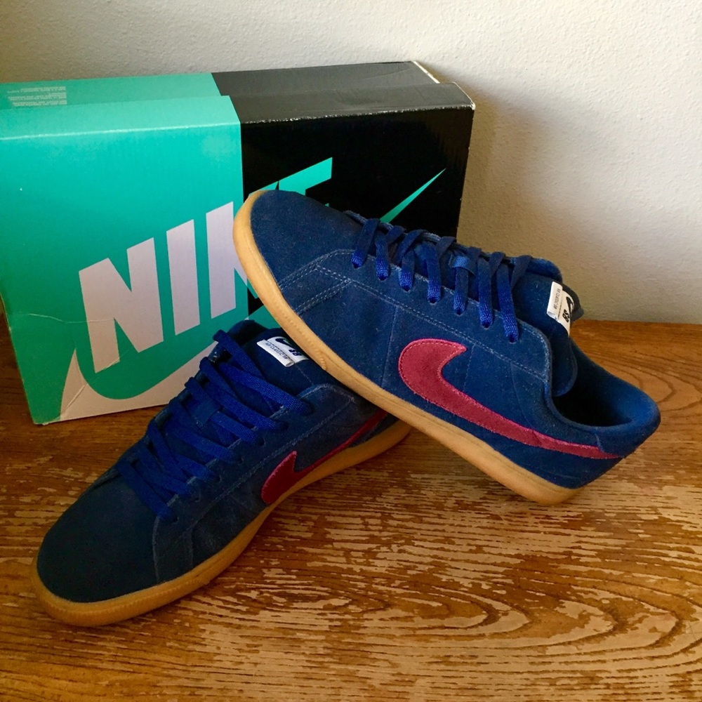🔥🛹Nike Sb Zoom Air Classic Midnight/Team Red🛹🔥